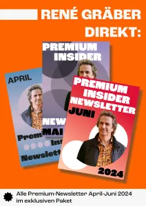 René Gräber direkt: Alle Premium-Newsletter April–Juni 2024 im exklusiven Paket