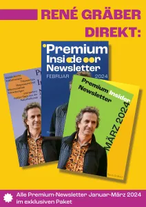 René Gräber direkt: Alle Premium-Newsletter Januar–März 2024 im exklusiven Paket